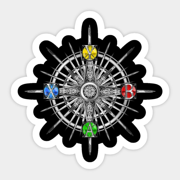 XBOX Compass Rose Sticker by Magmata